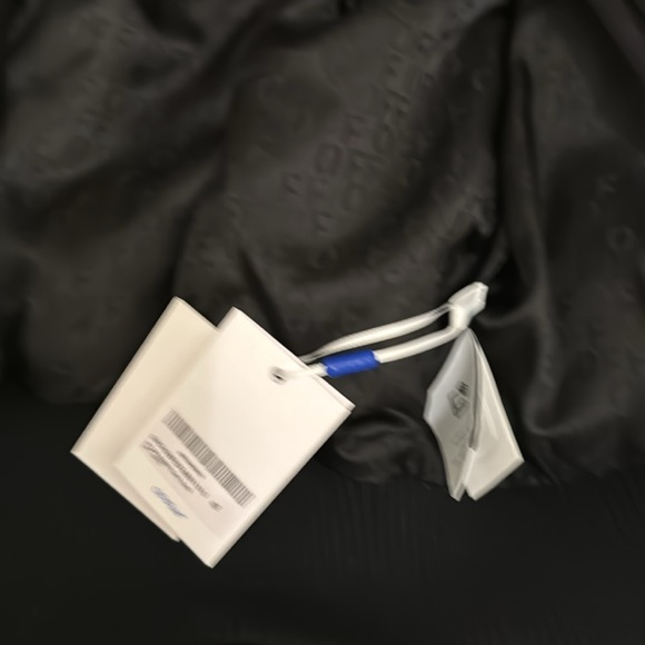 Off white, Black bomber with frontal zip closure women. Size M - Picture 3 of 10